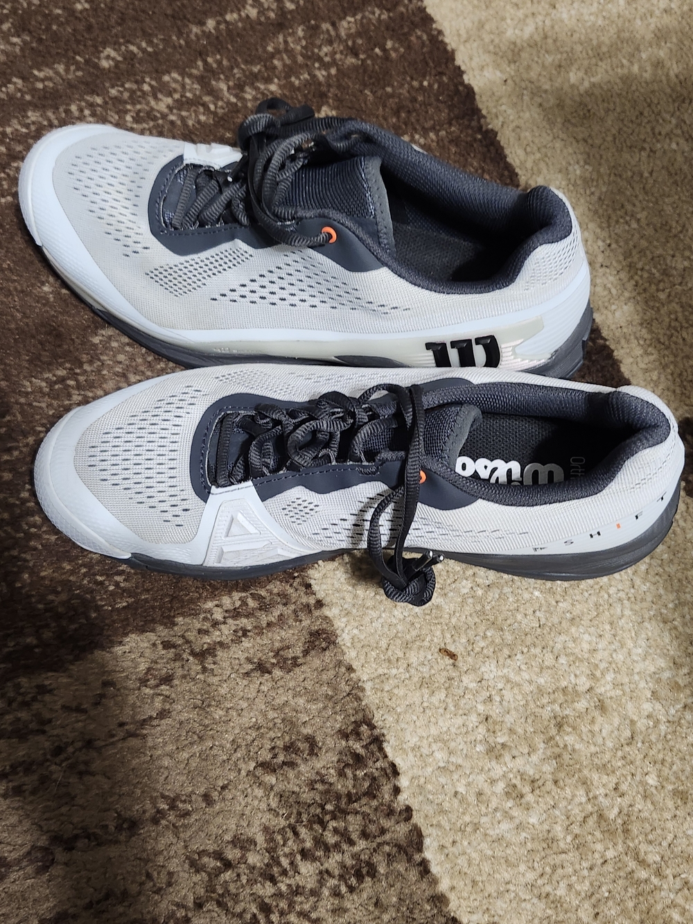 Wilson Rush Pro 4.0 Shift Men Size 10.5 Tennis Pickleball Shoes Gray New NWOB